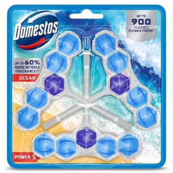Domestos Power5 wc tisztító rúd 3x50g Ocean