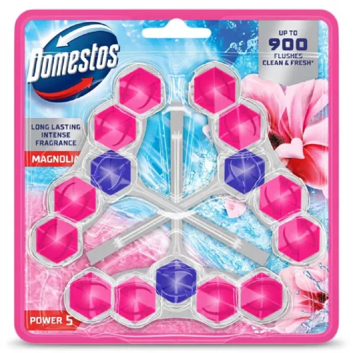 Domestos Power5 wc tisztító rúd 3x50g Magnolia