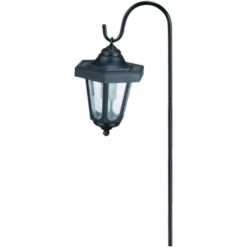   Entac Kerti Szolár Függő Lámpa Vas állvánnyal 750mm 1 LED 2db/csomag
