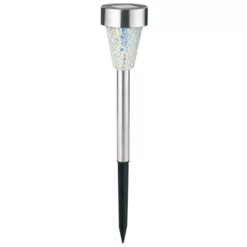   Entac Kerti Szolár Lámpa 400mm Rozsdamentes acél Mozaik Üveg 1 LED RGB 12/kínáló