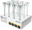 Entac Kerti Szolár Lámpa 400mm Rozsdamentes acél Mozaik Üveg 1 LED RGB 12/kínáló
