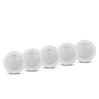   Entac Mini Hordozható Éjjeli Fény 0.45W RGB + Távir. 6db/csomag