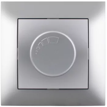   Entac Arnold süllyeszthető fali kapcsoló fényerőszabályzós max.200W Ezüst
