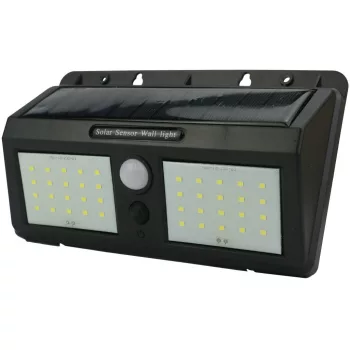 Entac Napelemes Műanyag Lámpa 2.3W SMD 3 mód PIR
