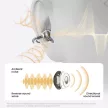 Haylou Xiaomi Airfree vezeték nélküli fülhallgató, fülre akasztós, fehér