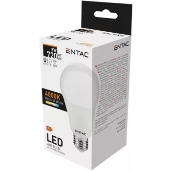 Entac LED Globe E27 15W NW 4000K