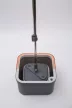 Spin Mop forgófejes felmosószett lapos moppal (vödör + nyél + facsaró + 2 mop)