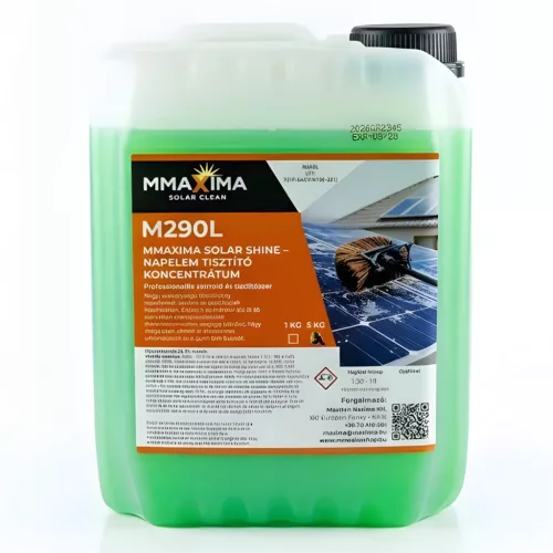 M290 Mmaxima Solar Cleaner – Napelem tisztító koncentrátum, 5 kg (professzionális napelem tisztító folyadék)