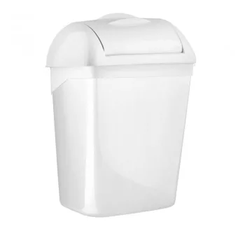   Mar plast falra is szerelhető fehér szemetes, intim tasak gyűjtő  8 L