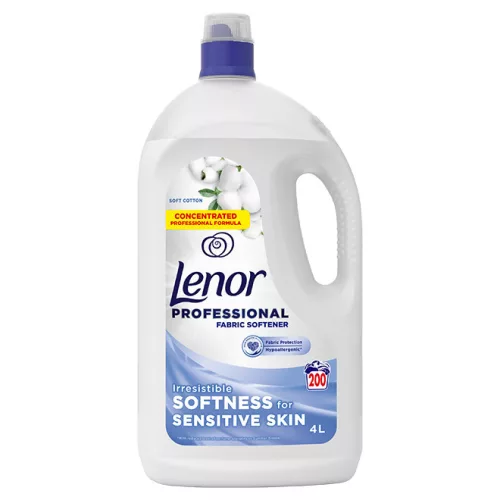 Lenor Professional öblítőszer Sensitive Cotton 4L
