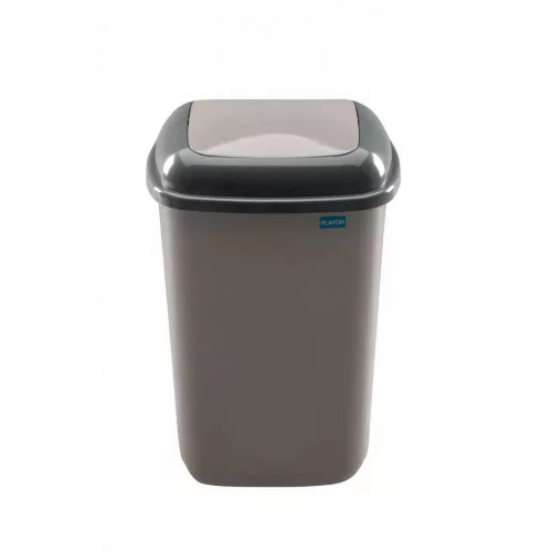 Plafor Quatro rugós  billenőfedeles szemetes 45L Mocca