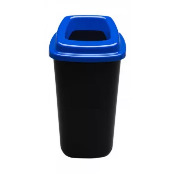   Plafor Sort szelektív hulladékgyűjtő, szemetes 45L fekete/kék