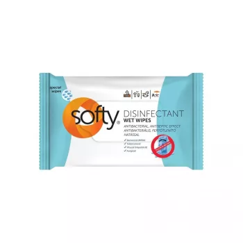   Softy Disinfectant nedves fertőtlenítő törlőkendő 40 lap, visszazárható
