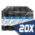 Szemeteszsák fekete 70x110 60mikron 135L 10db/tekercs (20 tekercs)