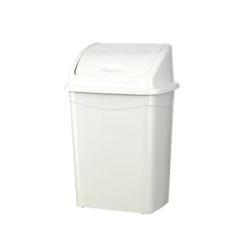   Planet Billenőfedeles szemetes kuka, műanyag, luxury fehér, 9 L