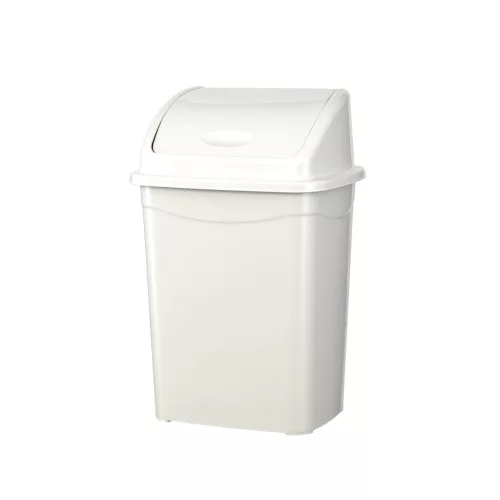 Planet Billenőfedeles szemetes kuka, műanyag, luxury fehér, 9 L