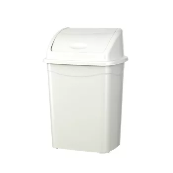   Planet Billenőfedeles szemetes kuka, műanyag, luxury fehér, 16 L 
