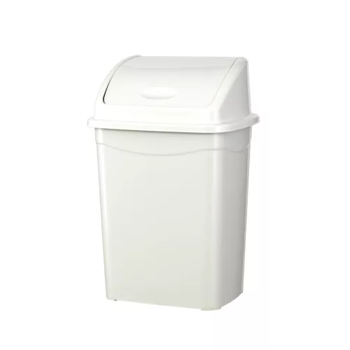 Planet Billenőfedeles szemetes kuka, műanyag, luxury fehér, 16 L 