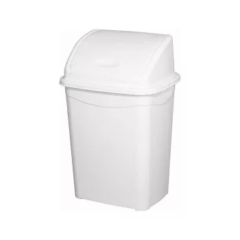   Planet Billenőfedeles szemetes kuka, műanyag, luxury fehér, 26 L