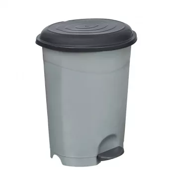   Planet Pedálos szemetes kuka, műanyag, ECO antracit, kivehető kosárral, 6L