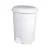 Planet Pedálos szemetes kuka, műanyag, LUXURY fehér, kivehető kosárral, 12L NO3