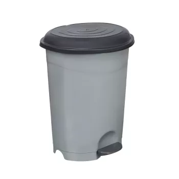   Planet Pedálos szemetes kuka, műanyag, ECO antracit, kivehető kosárral, 12L