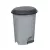 Planet Pedálos szemetes kuka, műanyag, ECO antracit, kivehető kosárral, 12L