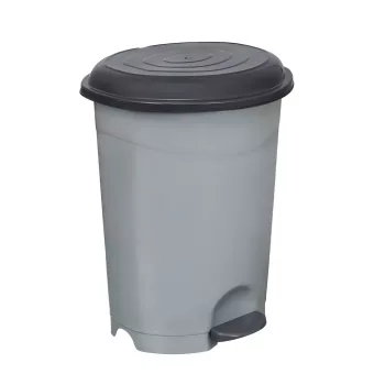   Planet Pedálos szemetes kuka, műanyag, ECO antracit, kivehető kosárral, 22L