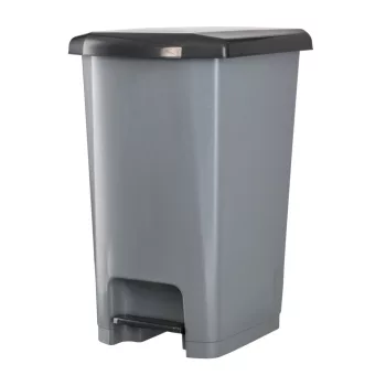  Planet Pedálos szemetes kuka SLIM, műanyag, ECO antracit, 40L