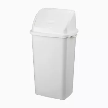 Planet Billenőfedeles szemetes kuka, műanyag, fehér, 70 L