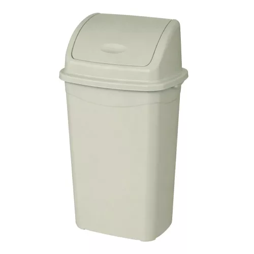 Planet Billenőfedeles szemetes kuka, műanyag, eco szürke, 70 L