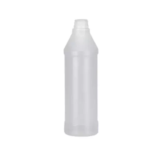 Kiehl szóróflakon hosszúkás, átlátszó, szórófej nélkül, üres, biztonsági záras 500ml