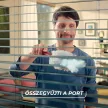 Vileda Flex & Catch rövid nyelű portörlő