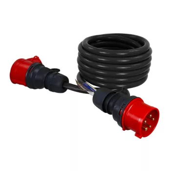  Commel hosszabbító kábel, ipari, CEE aljzat, H05VV-F 5x1.5, 16 A 400 V ~ 10500 W IP44, 10m  